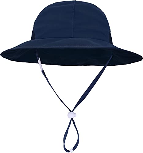 SimpliKids Sun Hat Baby Toddler Kids 50  UPF Sun Protective Wide Brim Bucket Hat