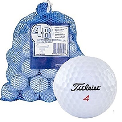 Titleist Recycled Golf Balls in Mesh Bag (48-Pack)