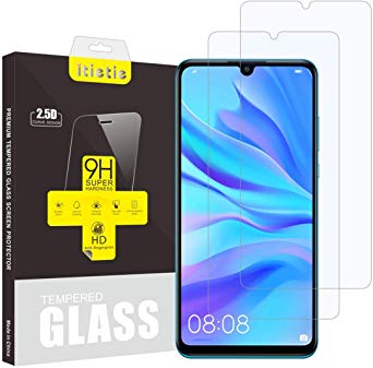 iTieTie 2-Pack Screen Protector for P30 Lite, not for P30 Pro, Bubble Free, High Definition, Anti Scratch, 9H Hardness, Premium Tempered Glass Screen Protector Compatible with Huawei P30 Lite