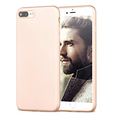 iPhone 7 Plus Case, iPhone 8 Plus Case, X-Level Ultra Thin Soft TPU Back Cover Phone Case for iPhone 7 Plus(2016) / iPhone 8 Plus(2017) 5.5''(Gold)