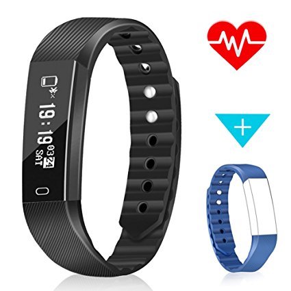 Astonlink Fitness Tracker, Activity Tracker Watch with Heart Rate Monitor, Sleep Monitor Step Counter Calorie Counter Message Notification IP67 Waterproof Pedometer Watch for Kids, Men and Women