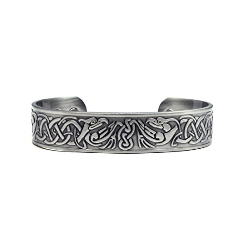 Accents Kingdom Phoenix Magnetic Therapy Celtic Copper Cuff Bracelet