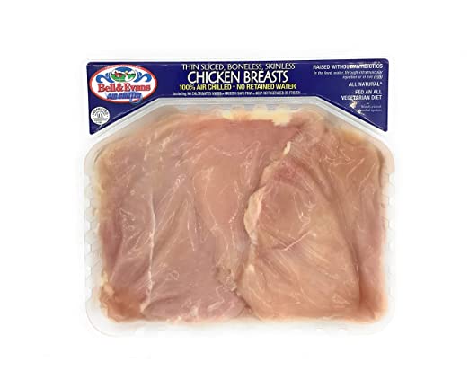 Bell & Evans Boneless Skinless Chicken Breast Cutlet