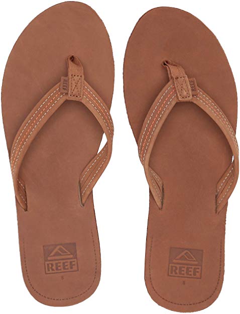 REEF Voyage Lite Womens Leather Flip Flops