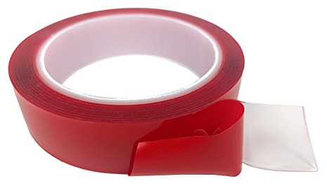 Double Sided Clear Servo Tape 10 FOOT ROLL (25mm x 3m) 10' Easy Remove - Apex RC Products #3010