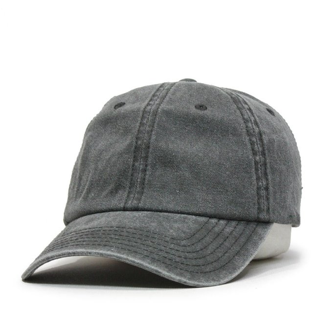 Plain Washed Cotton Twill Baseball Cap with Adjustable Velcro Various Colors