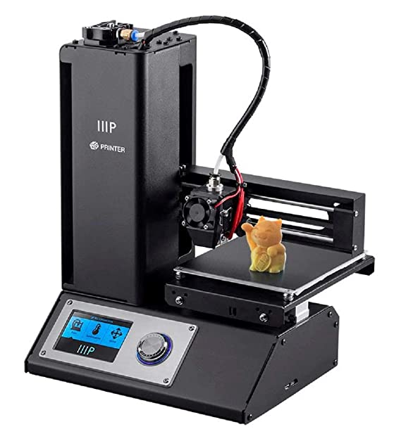 Monoprice Select Mini V2 3D Printer 3D Printer with Heated 120x120x120mm Building Panel, Black, 1