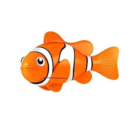 Robo Fish: Orange Electronic 3-Inch Clownfish