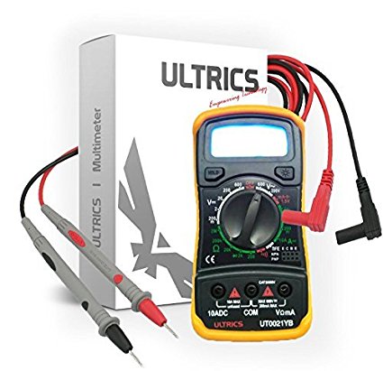 ULTRICSÂ Digital LCD Multimeter Voltmeter Ammeter OHM AC DC Circuit Checker Tester Buzzer by ULTRICS
