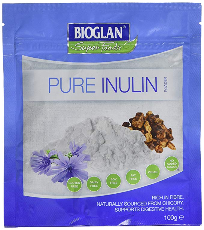Bioglan Superfoods Pure Inulin Powder | Pure Chicory Root | Prebiotic | Fibre | Digestive aid - 100g