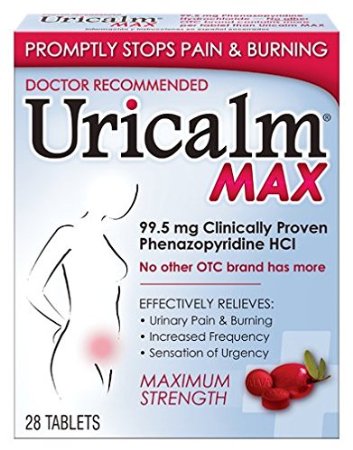 Uricalm Maximum Strength Urinary Pain Relief Tablets, 28 Count