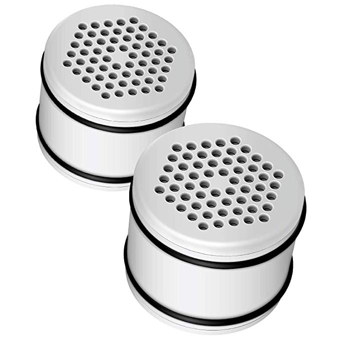 GLACIER FRESH FRESH WHR-140 Shower Head Filter Replacement for Culligan Water Filter Cartridge, Compatible WHR-140, WSH-C125, HSH-C135, ISH-100 Shower Water Filter Units (2 Pack)