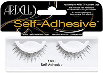 Ardell Self-Adhesive Eye Lashes, Black [110S] 1 ea (Pack of 3)