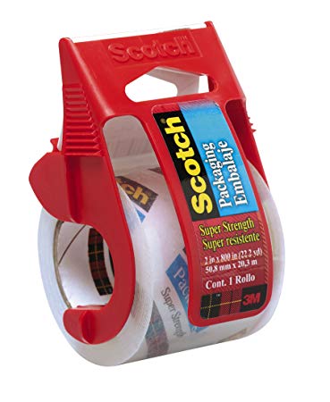 3M 341 Wrap & Mail Tapes, Clear