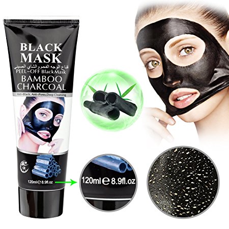 Mousand Blackhead Remover Mask£¬Blackhead Purifying Peel Off Mask,Activated Charcoal Blackhead Exfoliators Remover Clear Mask Black Mud Pore Removal Strip Mask For Face Nose Acne Treatment