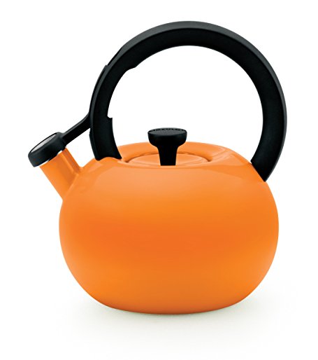 Circulon 2-Quart Circles Teakettle, Mandarin Orange