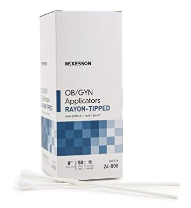 MCK80801200 - Mckesson Brand Swabstick McKesson Rayon Tip Paper Shaft 8 Inch NonSterile