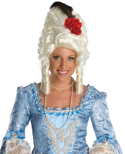 Rubie's Costume Marie Antoinette Wig with Rose
