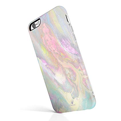 Akna iPhone 6/6s case Marble, Charming Series High Impact Flexible Silicon Case for both iPhone 6 & iPhone 6s (#814-U.K)