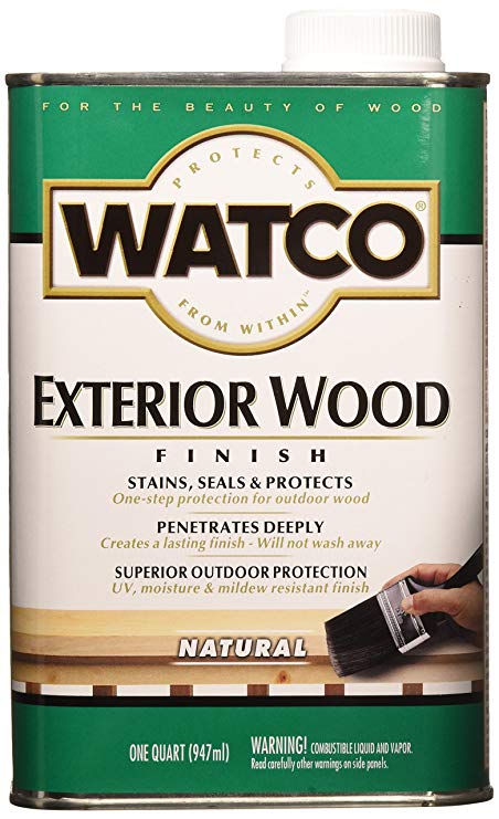RUST-OLEUM WATCO 67741 Exterior Wood Finish, 1 Quart
