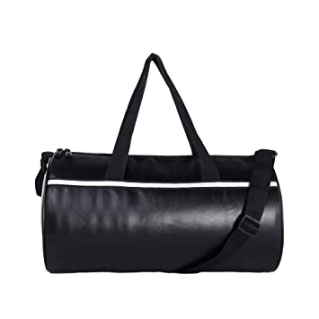 POLE STAR Leatherette 26 L Black Unisex Duffel Gym Bag Backpack