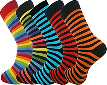 Mysocks® 5 Pairs Men Socks Extra Fine Combed Cotton Seamless Toe