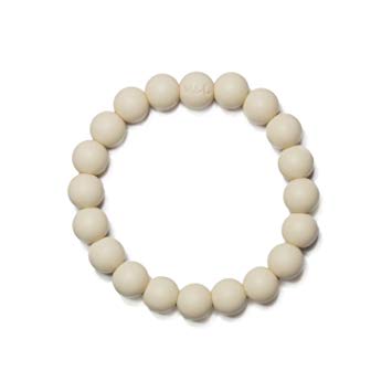 Silicone Teething Bracelet - Teething Jewelry - "Michelle" in Cream from Mama & Little