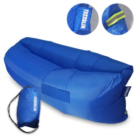 Fxexblin Sleeping Air Bag& Camp Bedding--Outdoor Indoor Waterproof Inflatable Lounger Air Sofa for Camping, Beach, Travelling, Park & Other Outdoor Gathering