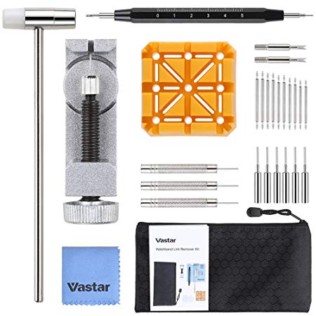 Vastar Watchband Link Remover Tool - Watch Repair Kit, Watch Link Remover Kit, 29 Pieces in Total