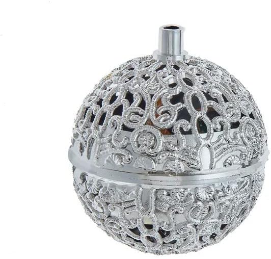 Battery-Operated Silver Chirping Bird Ornament