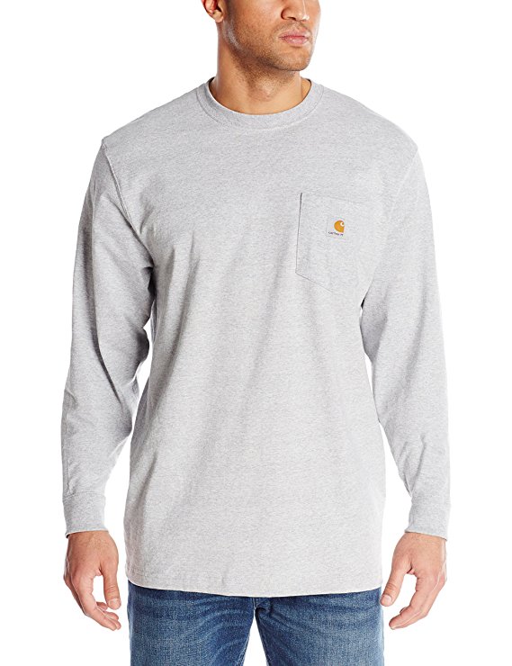 Carhartt Men's Tall Pocket Long-Sleeve Workwear T-Shirt K126