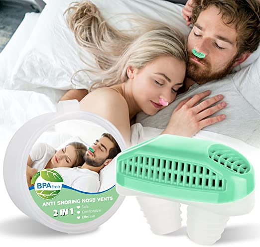 Anti Snoring Devices,Upgrade All in 1 Snore Reducing Stopper,Effective Stop Snoring Nose Vents Plug for Women Men,Snore Nasal Aid Purifer Snore Relieve for Better Sleep