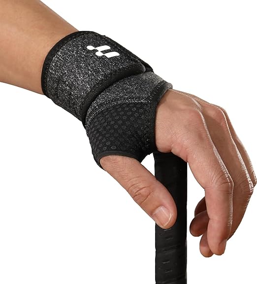 Fitomo Wrist Brace with Soft Thumb Opening for Mild Carpal Tunnel Tendonitis Arthritis Sprains, Compression Hand Brace for Women Men, Wrist Support Strap for Sports Work Typing Sleeping(Left)