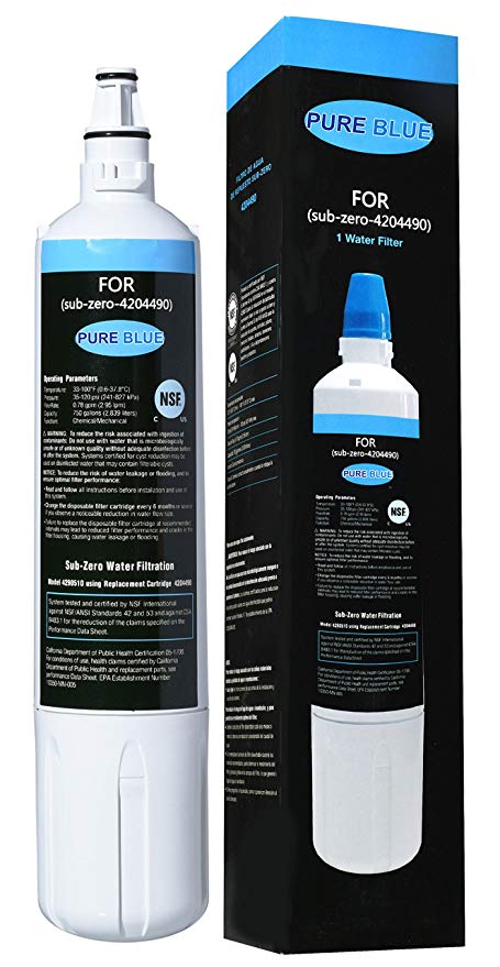 Pure Blue 4204490 Filter Compatible with Sub-Zero 4204490 Refrigerator Water Filter