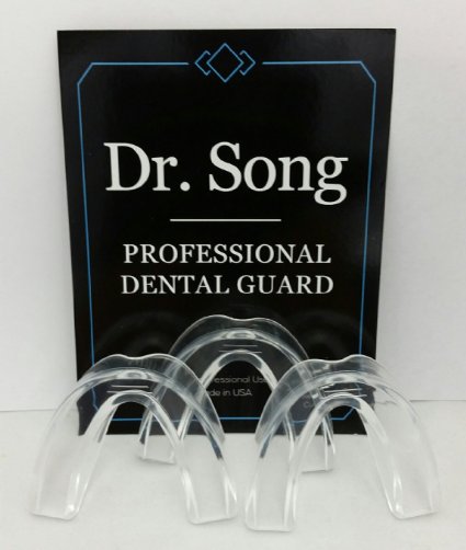 Dr Song Dental Guard BPA Free - Teeth Grinding Night Guard, Athletic Mouth Guard, Teeth Whitening Tray - 3 Customizable trays - Made in USA (3)