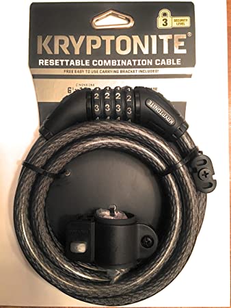 Kryptonite resettable Combination Cable Combo