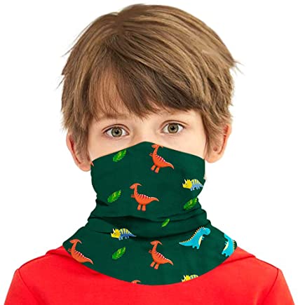 Boys Girls Bandanas Neck Gaiter Kids Face Mask Magical Multi Funtion UV Protection Headband