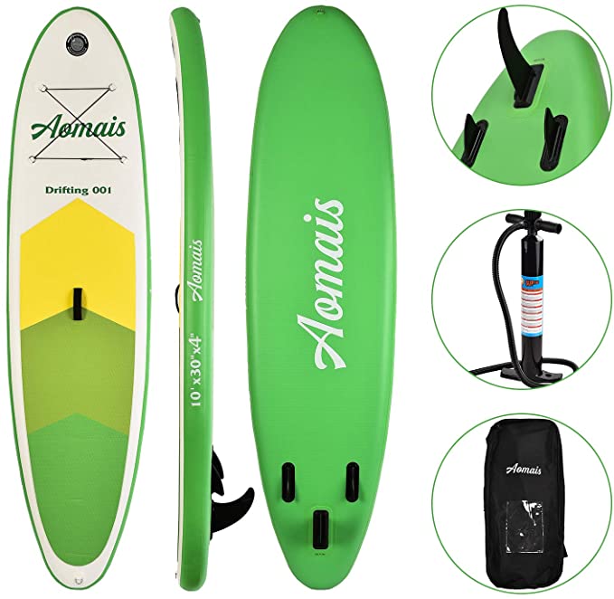 Uenjoy Inflatable Sup 10/11'30"x6/4" All Around Paddle Board, W/Full Accessories, Perfect for Yoga Fishing Touring