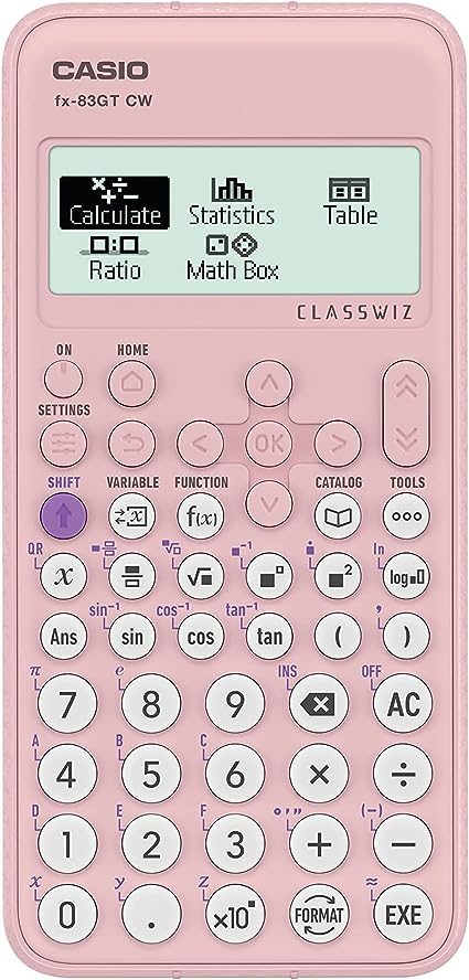 New Casio FX-83GTCW Pink Scientific Calculator