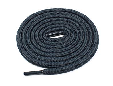 Round Shoelaces 3/16 IN Thick Kevlar Reinforcement Weave - Heavy Duty Athletic Hiking and Work Boot Laces