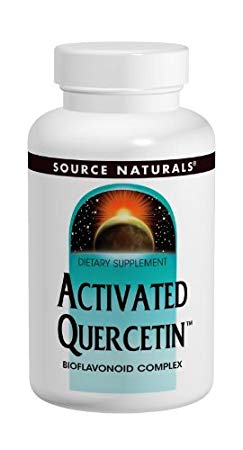 Source Naturals Activated Quercetin Bioflavonoid Complex Antioxidant With Bromelain, Magnesium & Vitamin C - 50 Capsules