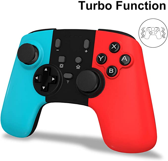 Wireless Switch Pro Controller Gamepad Joypad Remote Joystick for Nintendo Switch Console, Wireless Controller for Nintendo Switch with 6-Axis Gyro Dual Shock, Work with Bluetooth