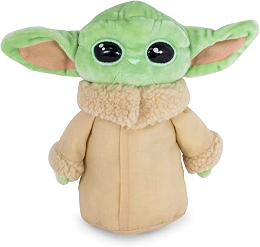 Star Wars: The Mandalorian The Child 8-Inch Small Plush Toy with Pocket Zipper | Baby Yoda Plush Clip-On Doll | Super Soft Stuffed Animals Plushie