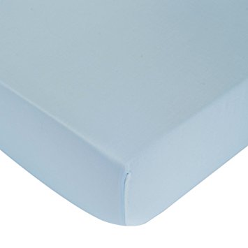 Carter's Crib Fitted Sheet, Mid-Blue