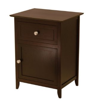 Winsome Wood Beechwood EndAccent Table Espresso