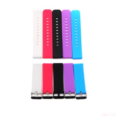 Egeek Watch Band/Strap for Pebble Time Smartwatch Band Replacement Accessories with Metal Clasps Watch Strap/Wristband Silicone