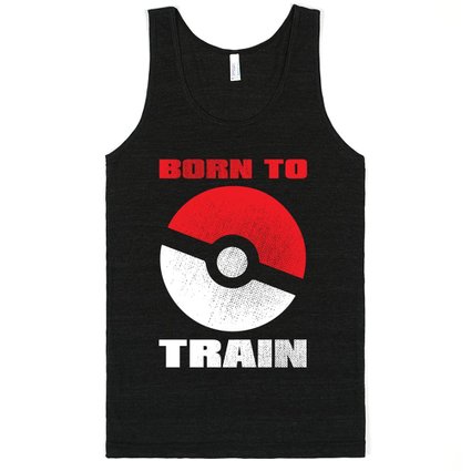 Born To Train  T-Shirt  Funny Pokemon Shirts