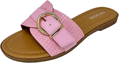 TOP Moda Women Open Toe Flat Fashion Sandals