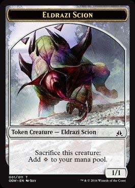 Magic The Gathering - Eldrazi Scion Token (001) - Oath of The Gatewatch