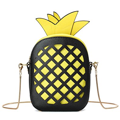 Bagerly Fashion Pineapple Shape Clutch Purse Cross Body Bag Shoulder Bags For Girls Women
